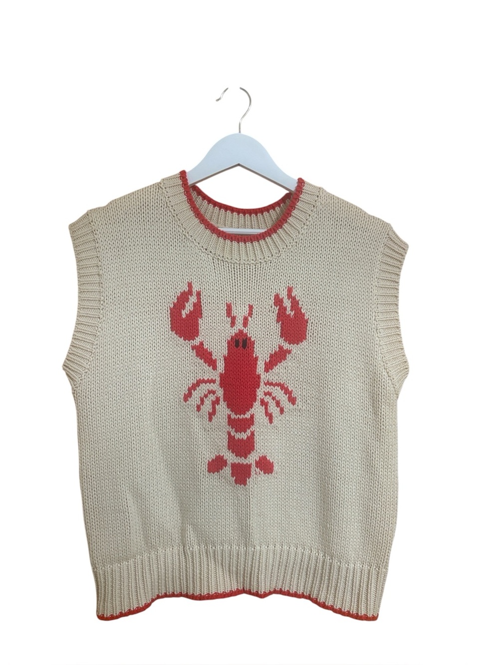 Nordstrom Gilli Size Medium Cream/Off White Lobster Tank Top New With Tags